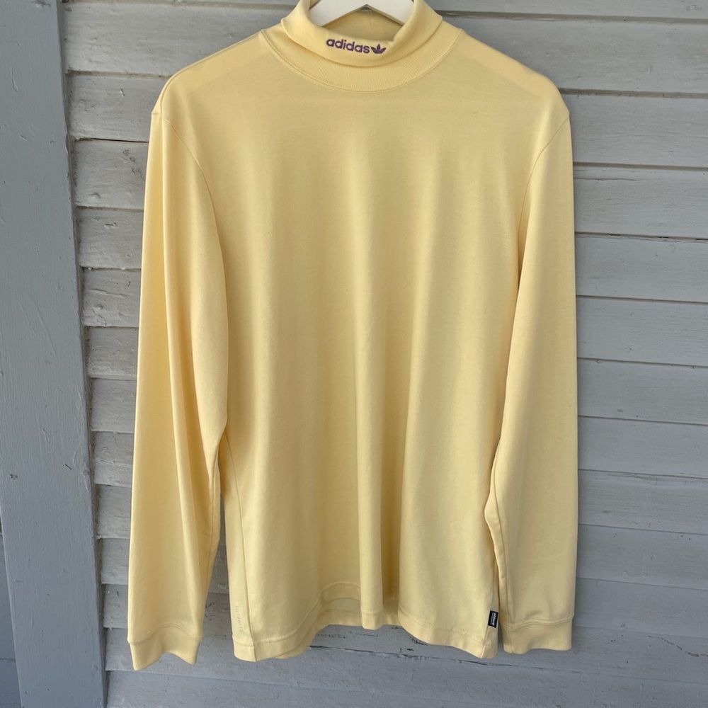 Yellow Adidas Turtleneck